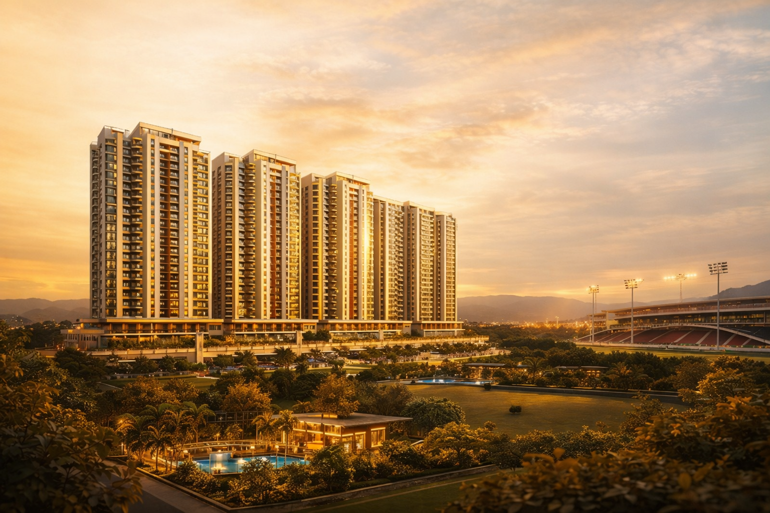 Homeland New Chandigarh day View - Homeland New Chandigarh